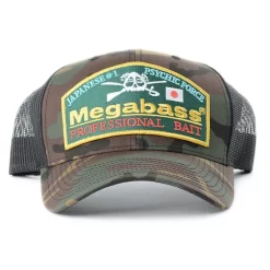 Megabass Camo Throwback Snapback Hat