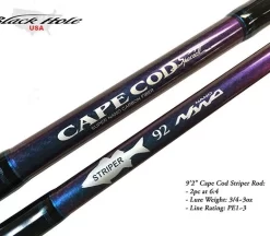 Black Hole USA Cape Cod Striper Surf Spinning Rods 5 Black Hole USA Cape Cod Striper Surf Spinning Rods -Sport Fishing Shop image 375