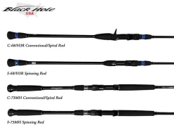 Black Hole USA Charter Special Spinning Rods